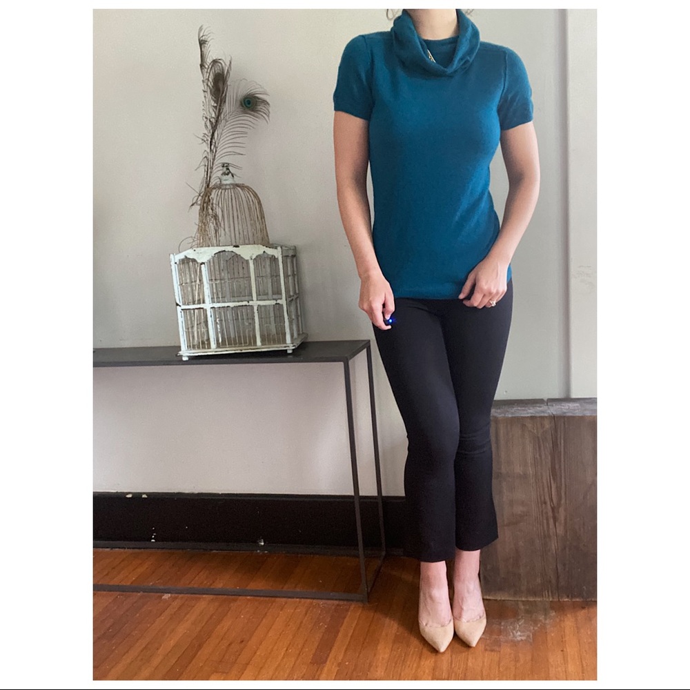 magaschoni cashmere cowl neck top